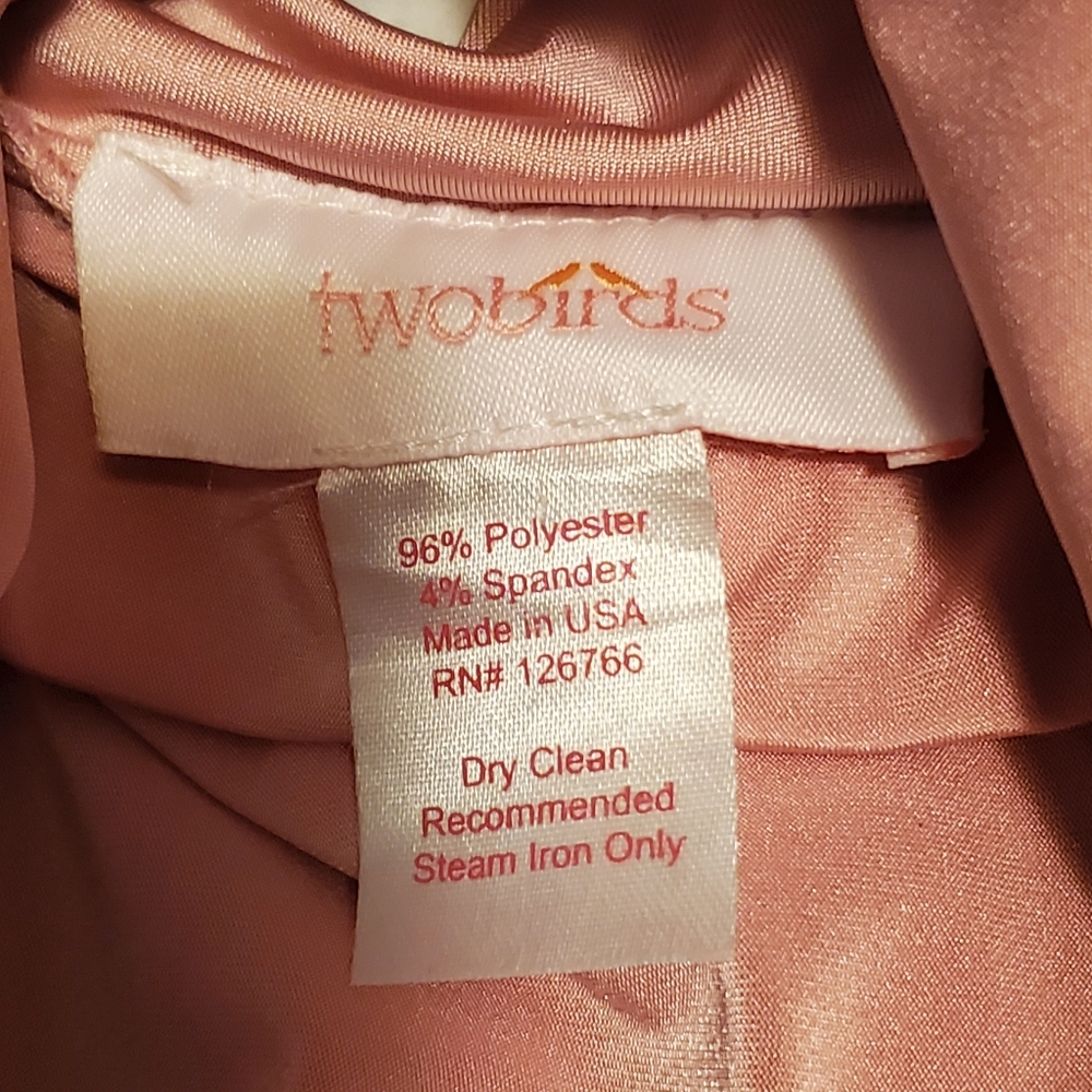 Twobirds convertible dress in blush